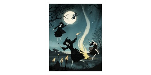 Guernsey Witches Le Sabbat Des Sorciers 10x8 Print